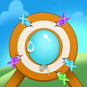 Crazy Balloons: Dart Puzzle