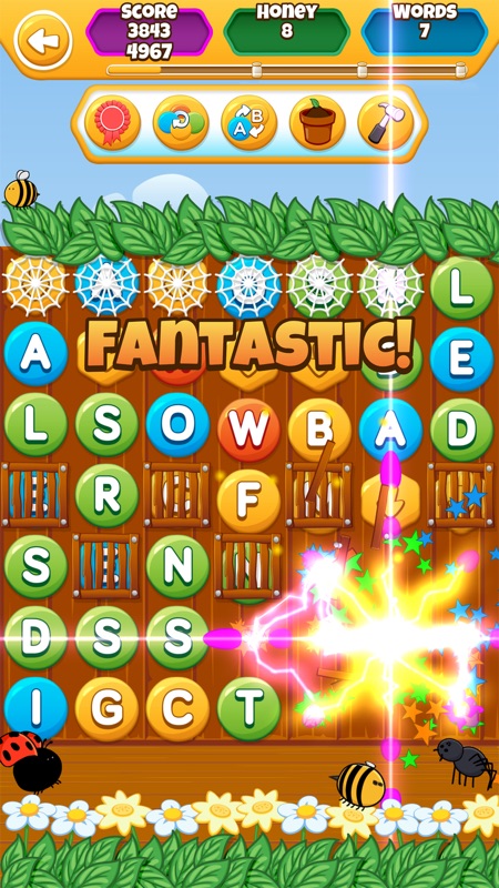 WordBuzz: The Honey Quest screenshot 3