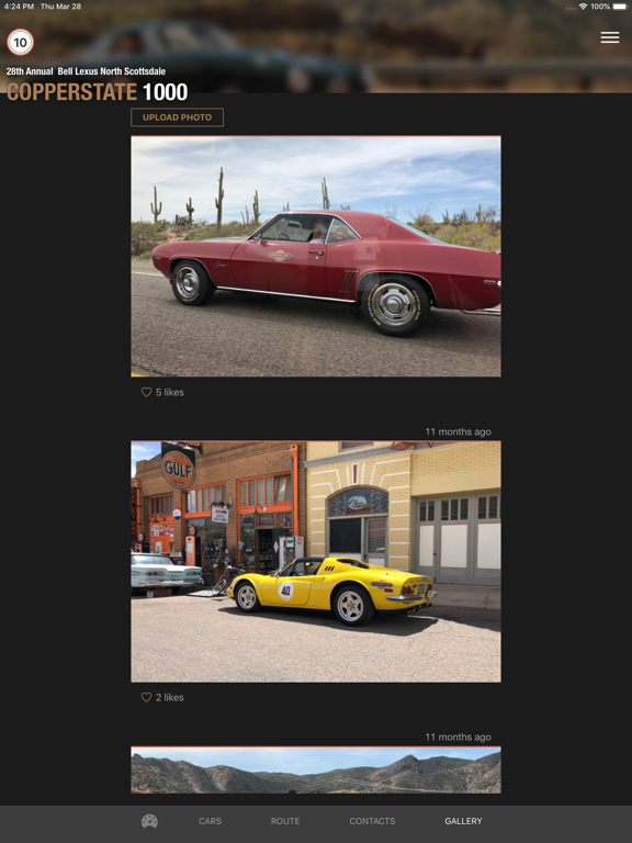 Copperstate 1000 iPad screenshot 5 - Sports app