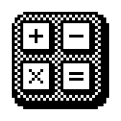 ‎Calculator 1984：Pixel Stickers