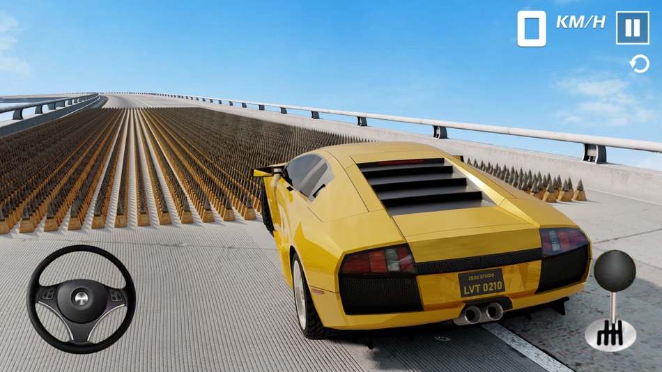 #3. Mega Car Crash Simulator (iOS) By: Zego Global Pte Ltd