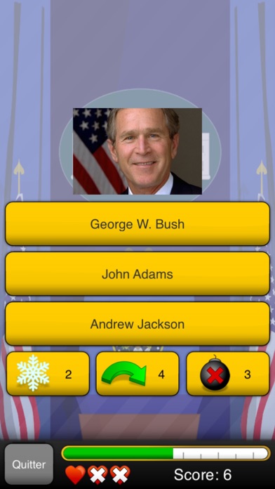 Screenshot #1 pour Quizz des Présidents