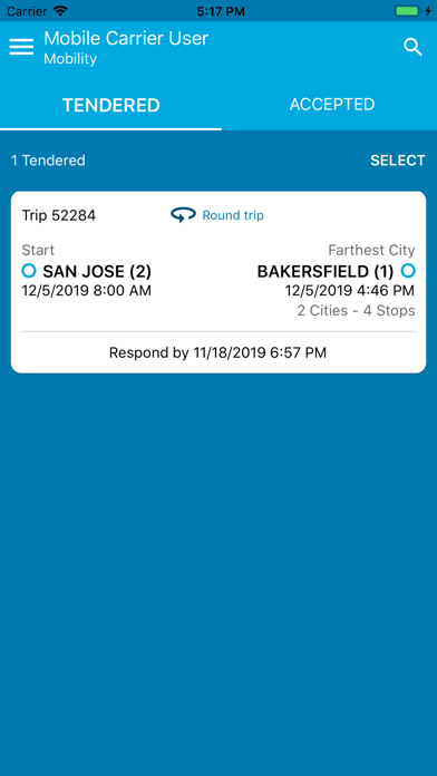 Transportation Mobile User Screenshot 3 of 4