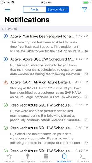 Microsoft Azure iPhone Screenshot 5