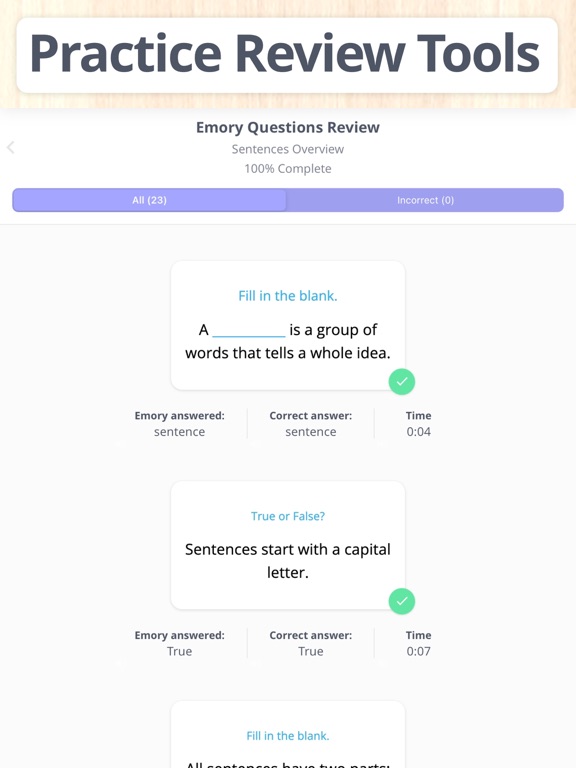 Learn Grammar 2nd Grade iPad screenshot 7 - Education app