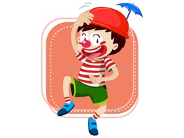 Little Boy Having Fun