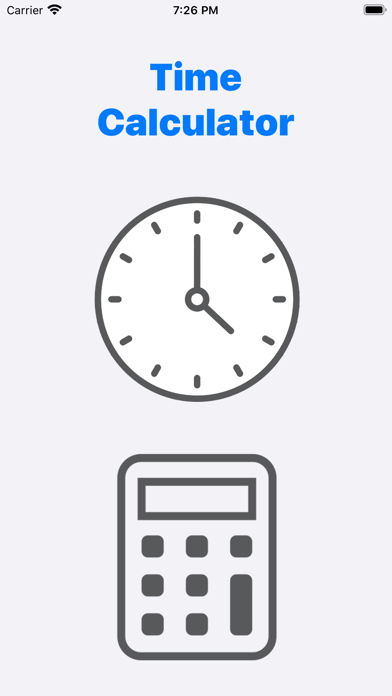 Time Calculator HH:mm Screenshot