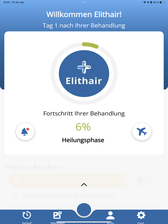 Elithair iPad screenshot 2 - Medical app