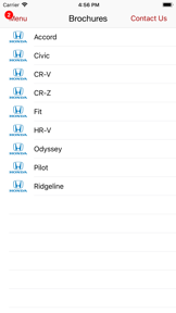 Hillside Honda DealerApp screenshot