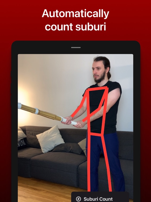 Kendo Suburi Training iPad screenshot 1 - Sports app