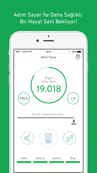 Screenshot #1 pour Adım Sayar: Yürüyüş ve Diyet