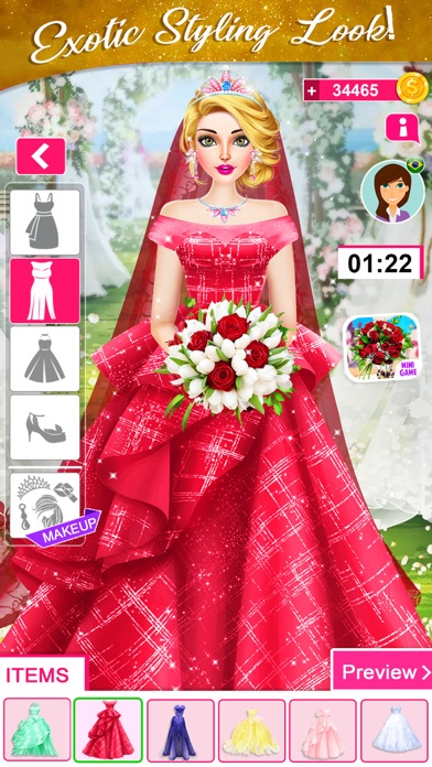 Wedding Games Fashion Dress Up Screenshot