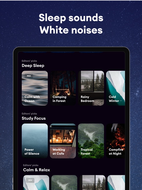 Sleepo: 睡眠, ホワイトノイズ, 睡眠アプリのおすすめ画像4