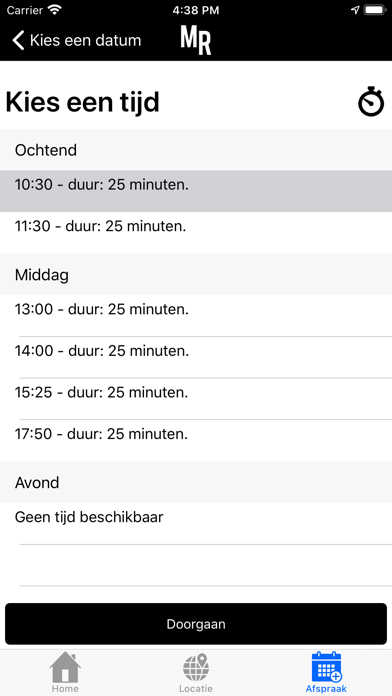 App screenshot