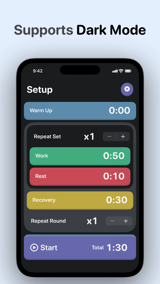 #5. Interval Timer ▸ HIIT & Tabata (iOS) 由: Juxhin Bakalli Technologies