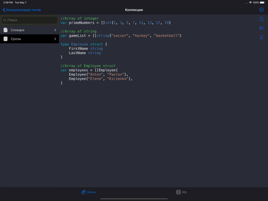Golang & SQL iPad screenshot 10