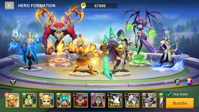 Screenshot #2 pour Idle War: Legendary Heroes