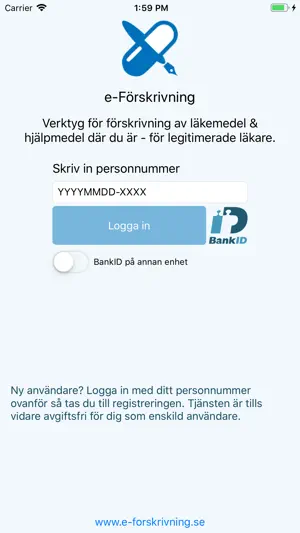 e-Förskrivning screenshot 1
