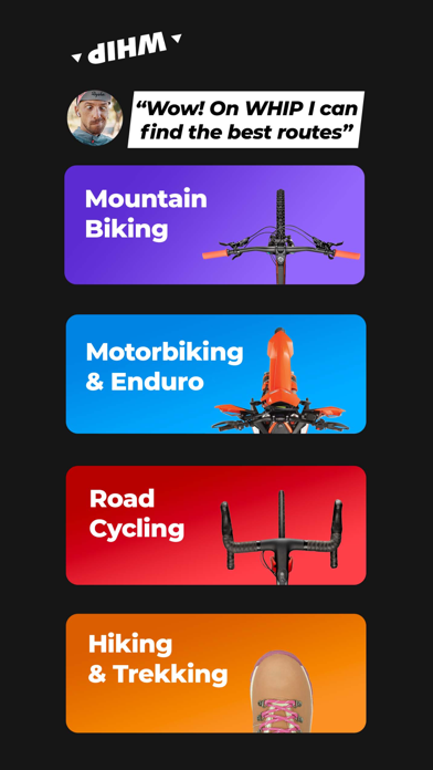 WHIP LIVE Moto, Bike, Trekking Screenshot