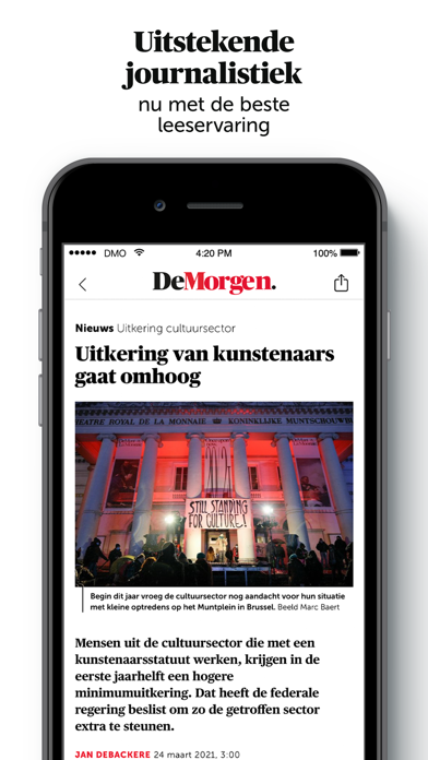 De Morgen - Nieuws Screenshot