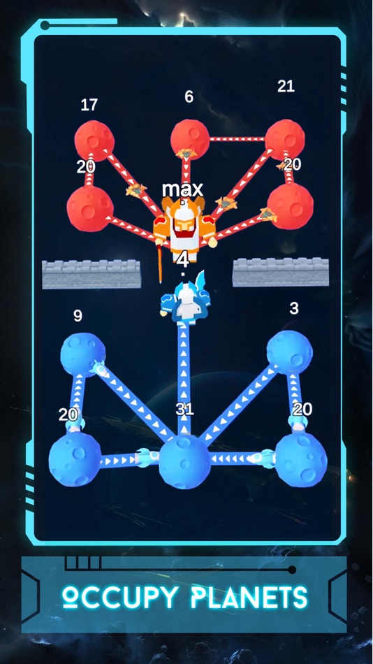 #8. Space Takeover - Defense War (iOS) 由: REMEMBERS INFORMATION TECHNOLOGY CO., LTD.