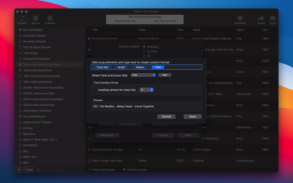 #6. Export for iTunes (macOS) Podle: Georgios Trigonakis