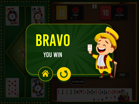 Yellow Dwarf - card game iPad screenshot