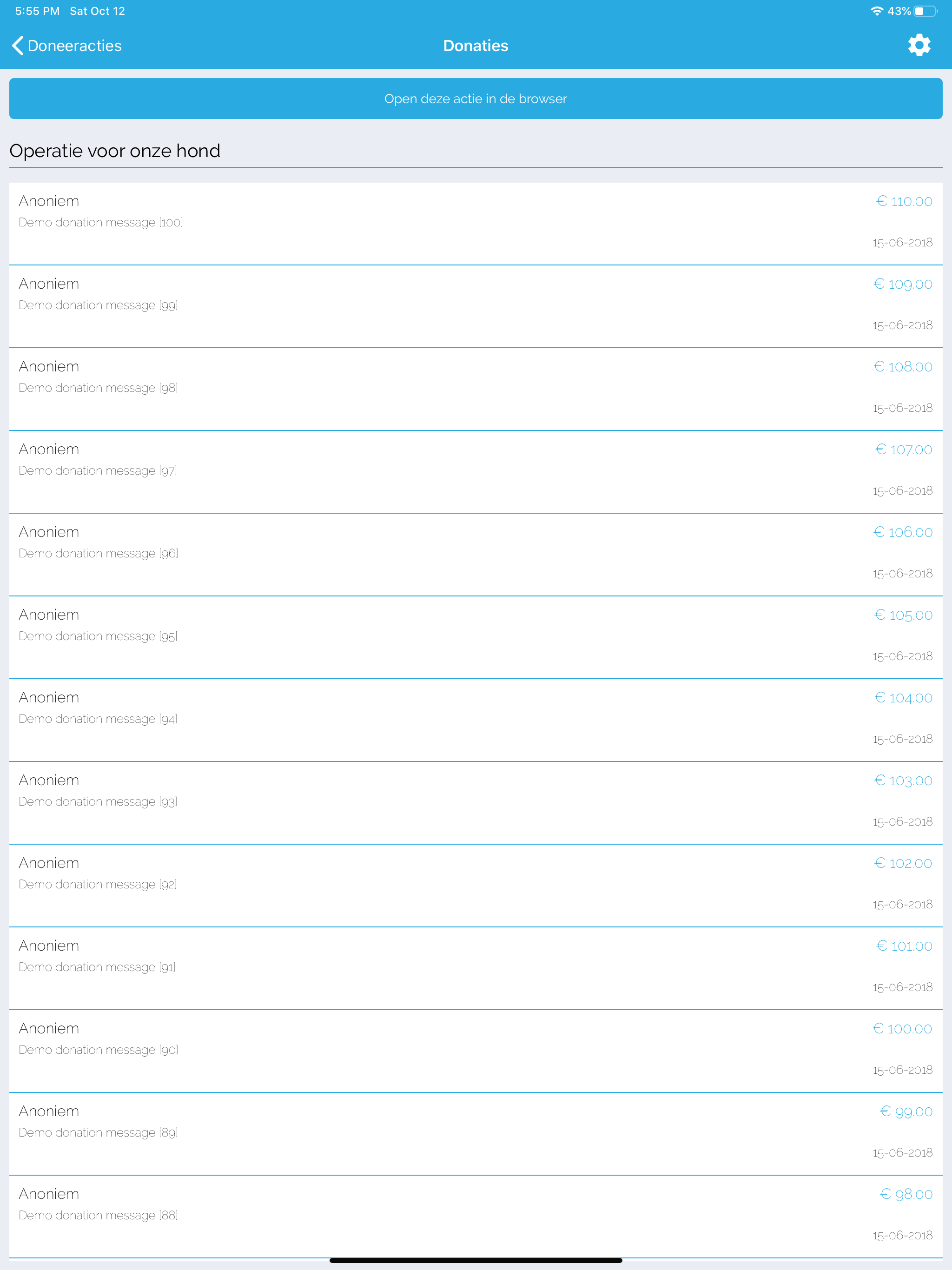 Doneeractie screenshot 8