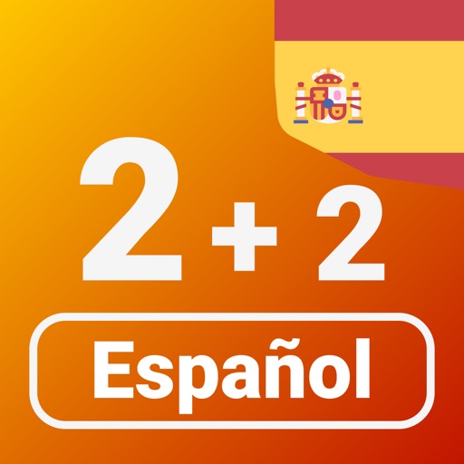 Numbers in Spanish language icon