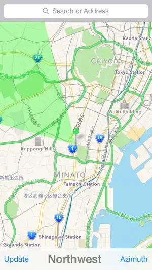 Azimuth Maps screenshot 2