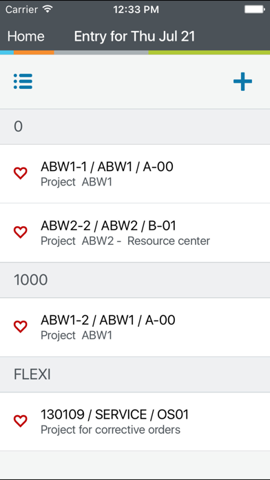 Screenshot #2 pour Unit4 Timesheets