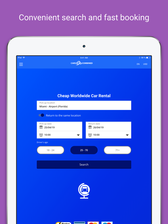 App screenshot
