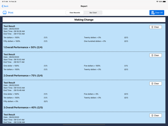 Making Change USD iPad screenshot