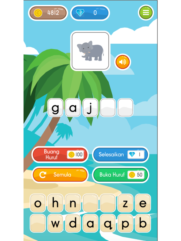 Belajar Mengeja ABC iPad screenshot
