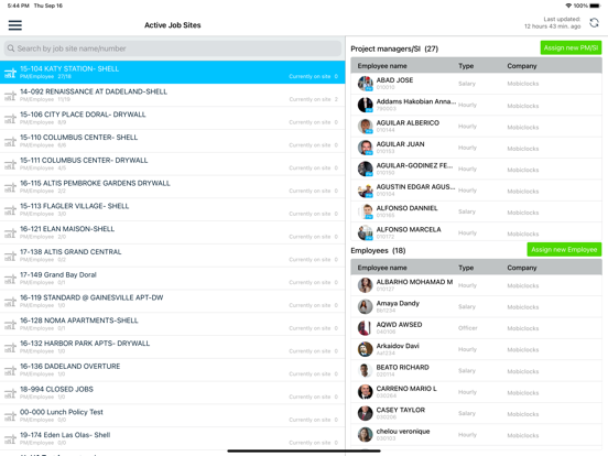 Screenshot #6 pour MobiClocks Admin