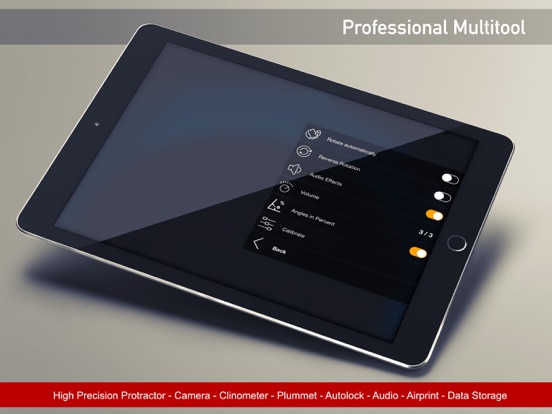 Measure Angles - Bubble Level iPad screenshot 7 - Utilities app