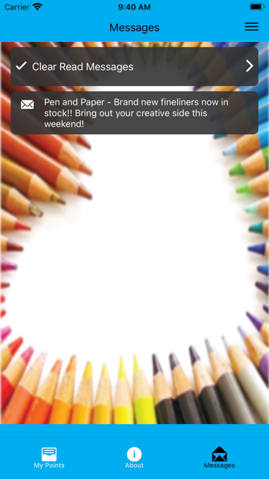 Pen and Paper Loyalty Card screenshot