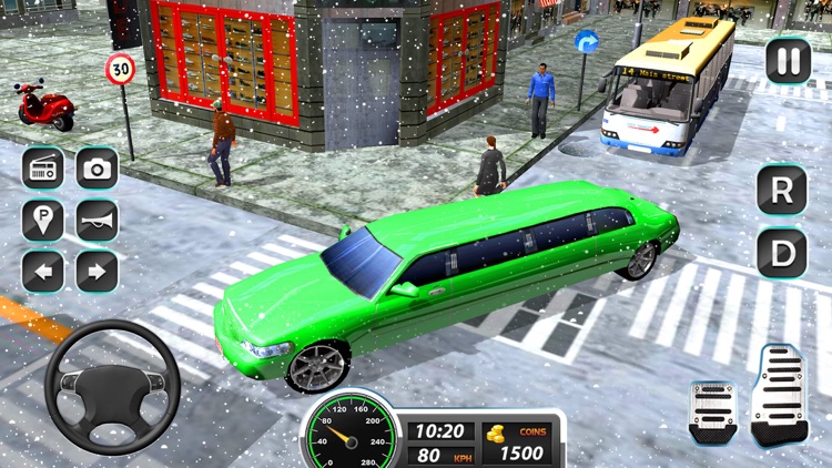 Limo Snow Car Driver Simulator