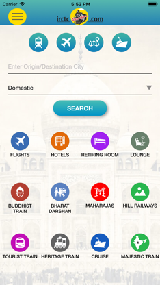 IRCTC Tourism screenshot 1