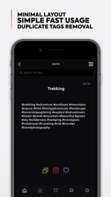Hashtag Generator - Tage App screenshot