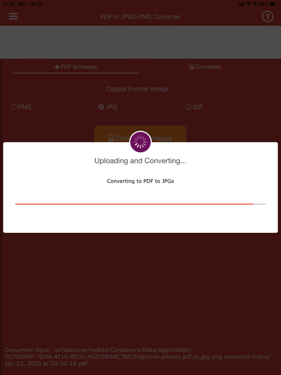 Screenshot #6 pour Convert PDF to JPG,PDF to PNG