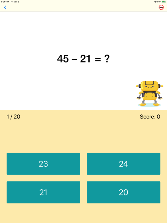 Second Grade Math Quiz iPad screenshot 4 - Education app