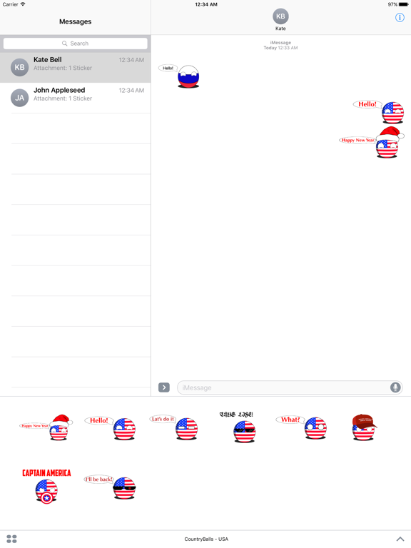 Screenshot #5 pour CountryBalls - USA