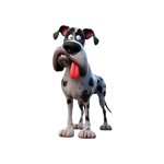 Download Goofy Great Dane Stickers app