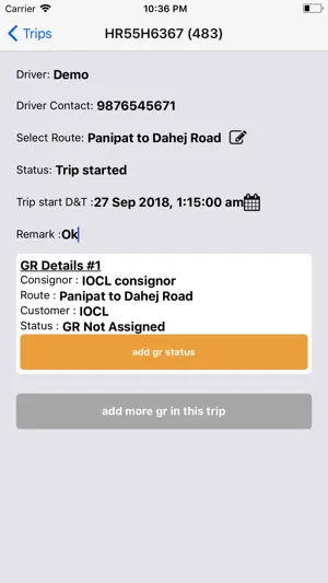 Logistics Management System screenshot 2
