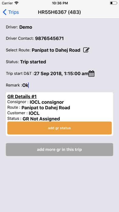 Screenshot #2 pour Logistics Management System
