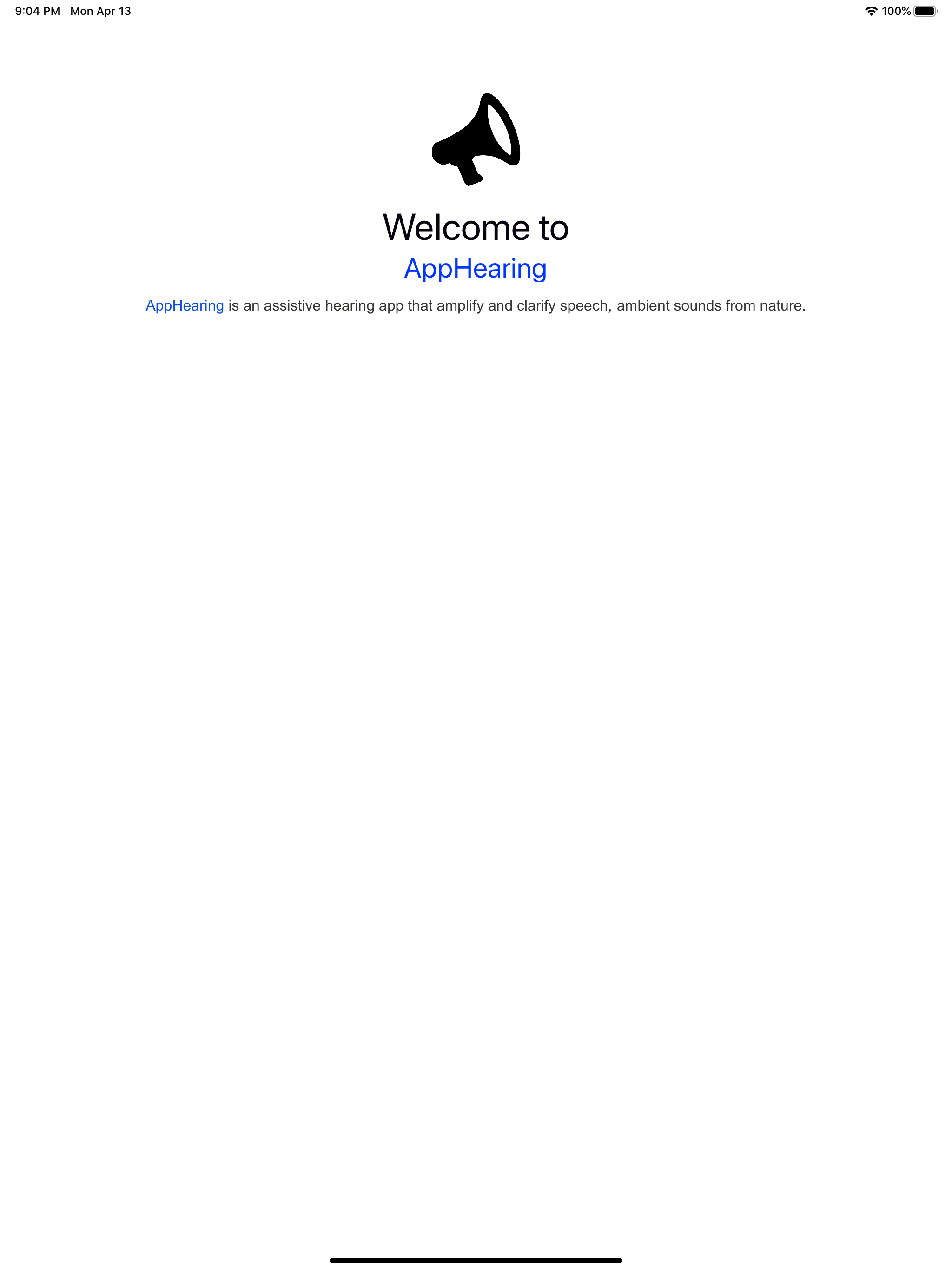 AppHearing - Assistive hearing