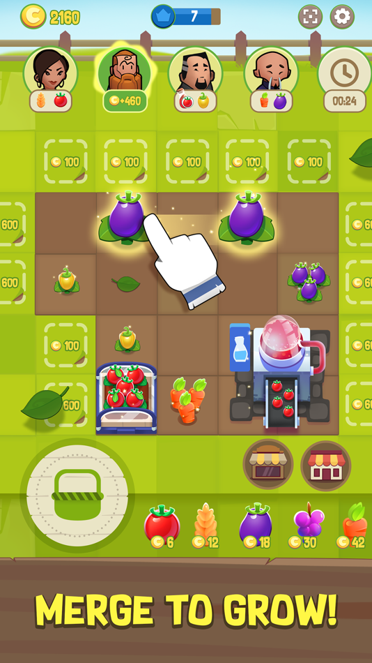 #2. Merge Farm! (iOS) 由: Gram Games