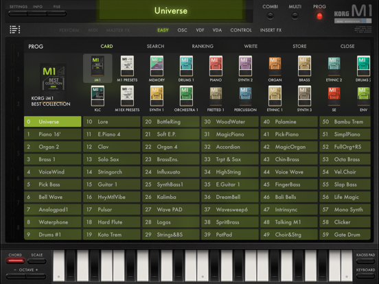 KORG iM1 iPad app afbeelding 3