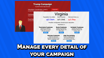 Campaign Manager Election Game Screenshot